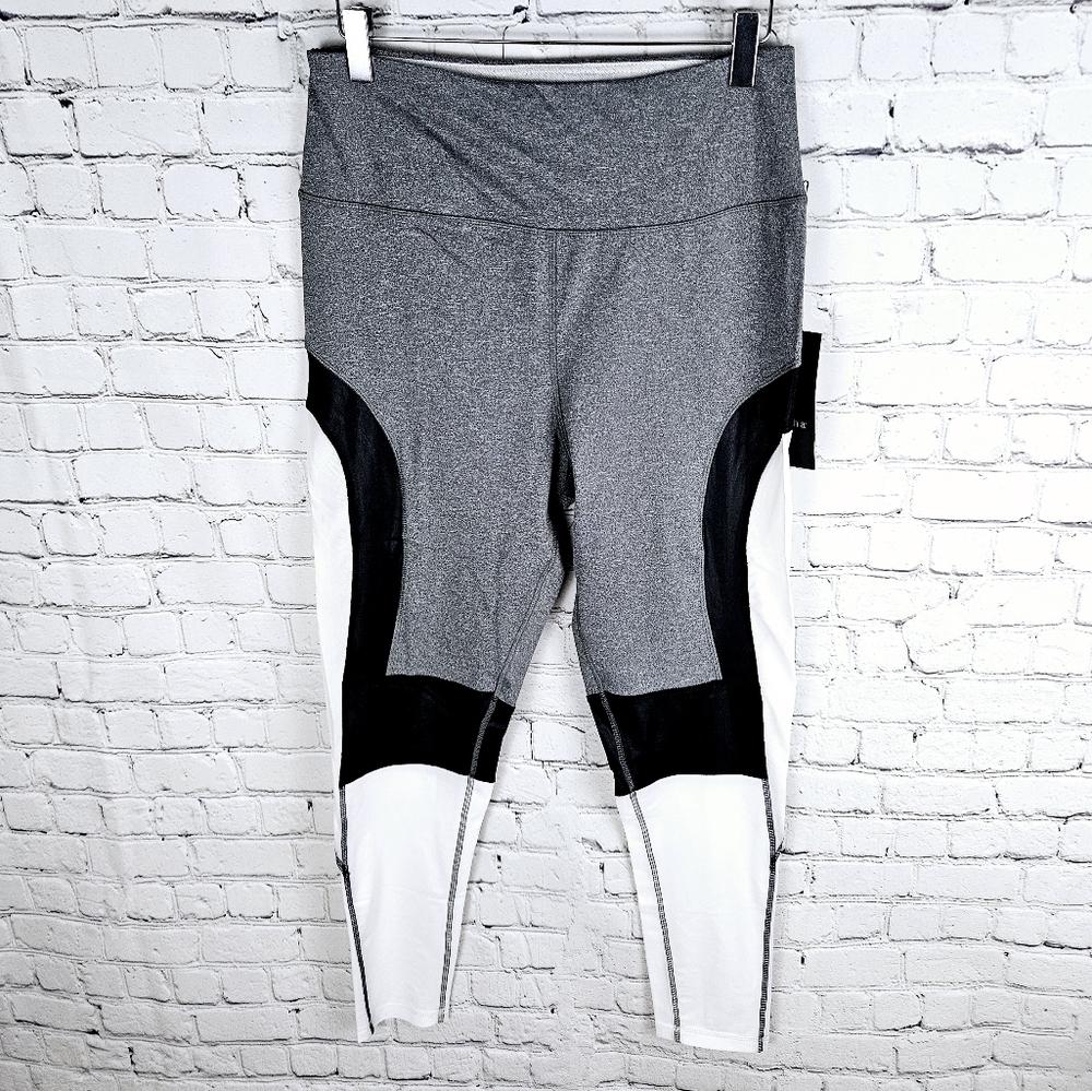 ZOBHA | colour block stretch high waist workout athletic leggings